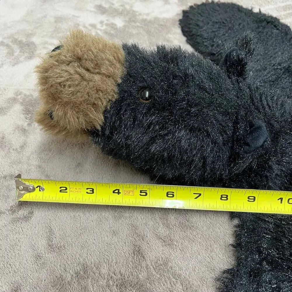 Carstens Small Plush Black Bear Animal Rug 36x29 Cabin Lakehouse Kids Room Decor
